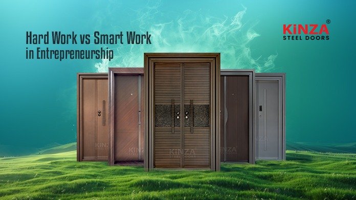 Balancing hard work and smart work: The key to success in the steel door industry.